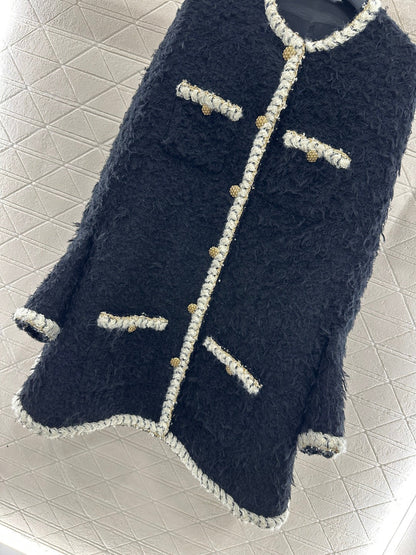 Wool Mid-Length Cape Coat