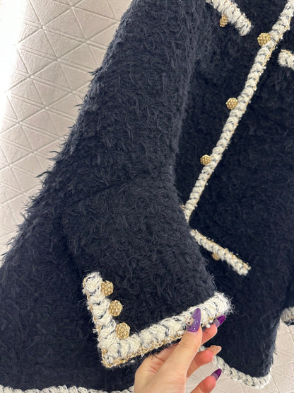 Wool Mid-Length Cape Coat