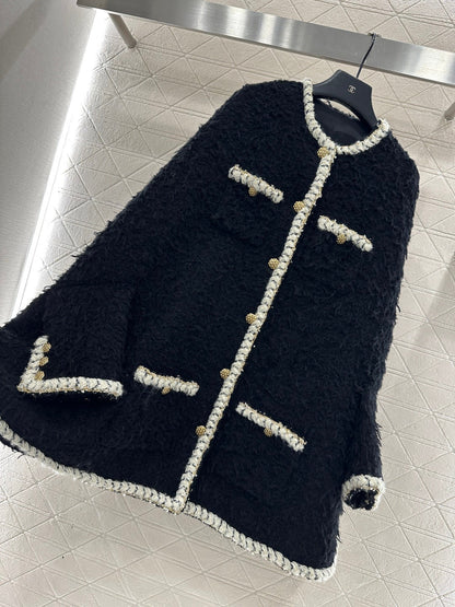 Wool Mid-Length Cape Coat