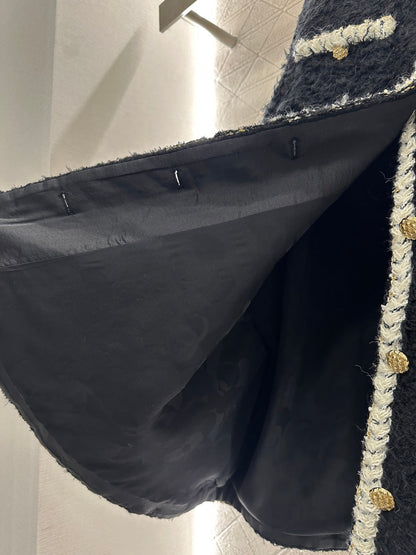 Wool Mid-Length Cape Coat