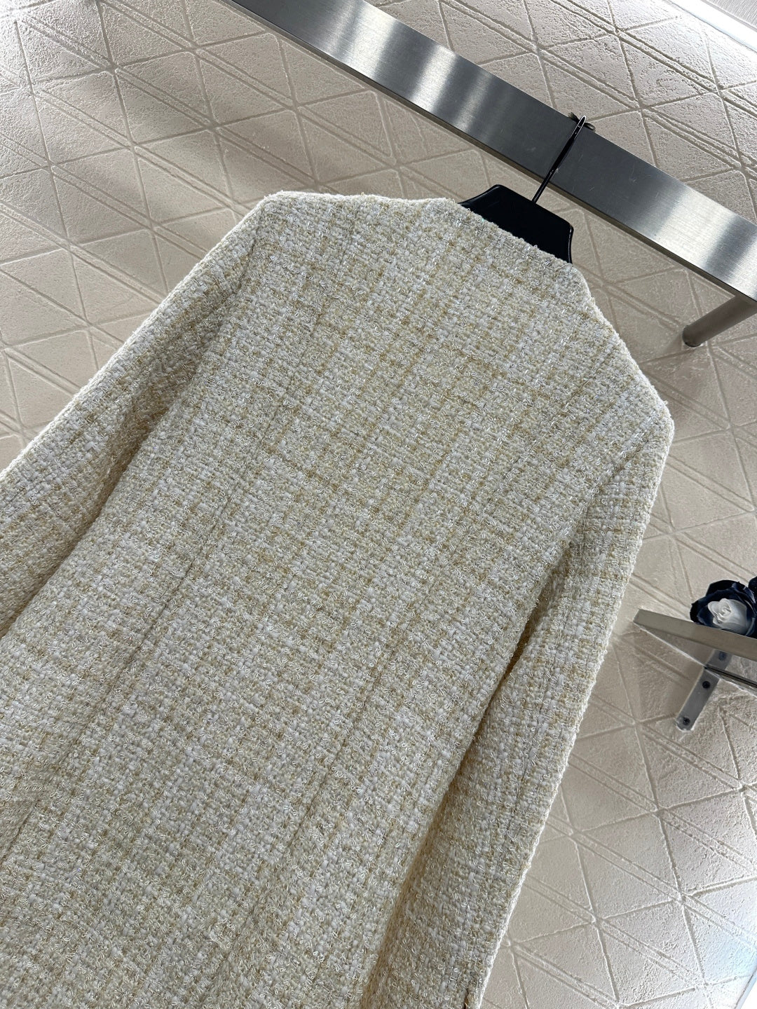 Woven Long Coat Dress