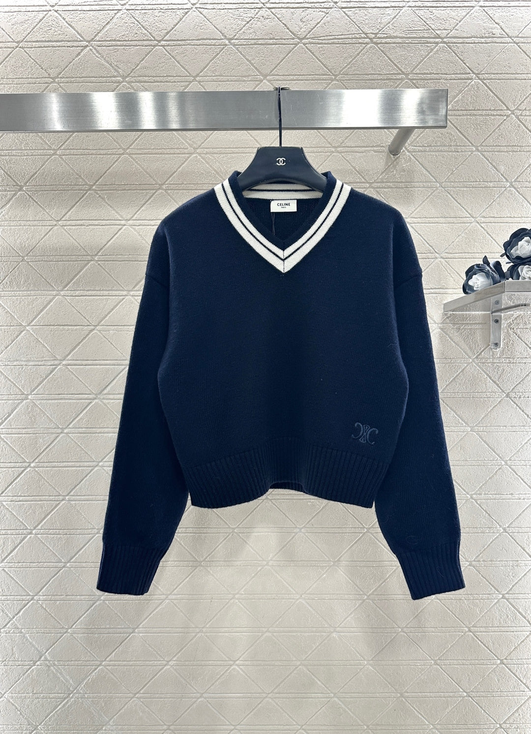 Short Knit Pullover Sweater