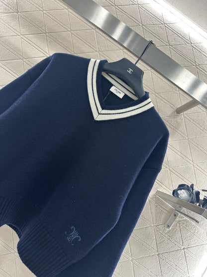 Short Knit Pullover Sweater