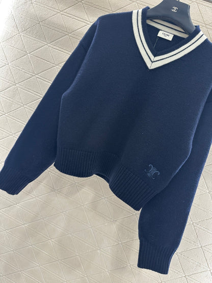 Short Knit Pullover Sweater