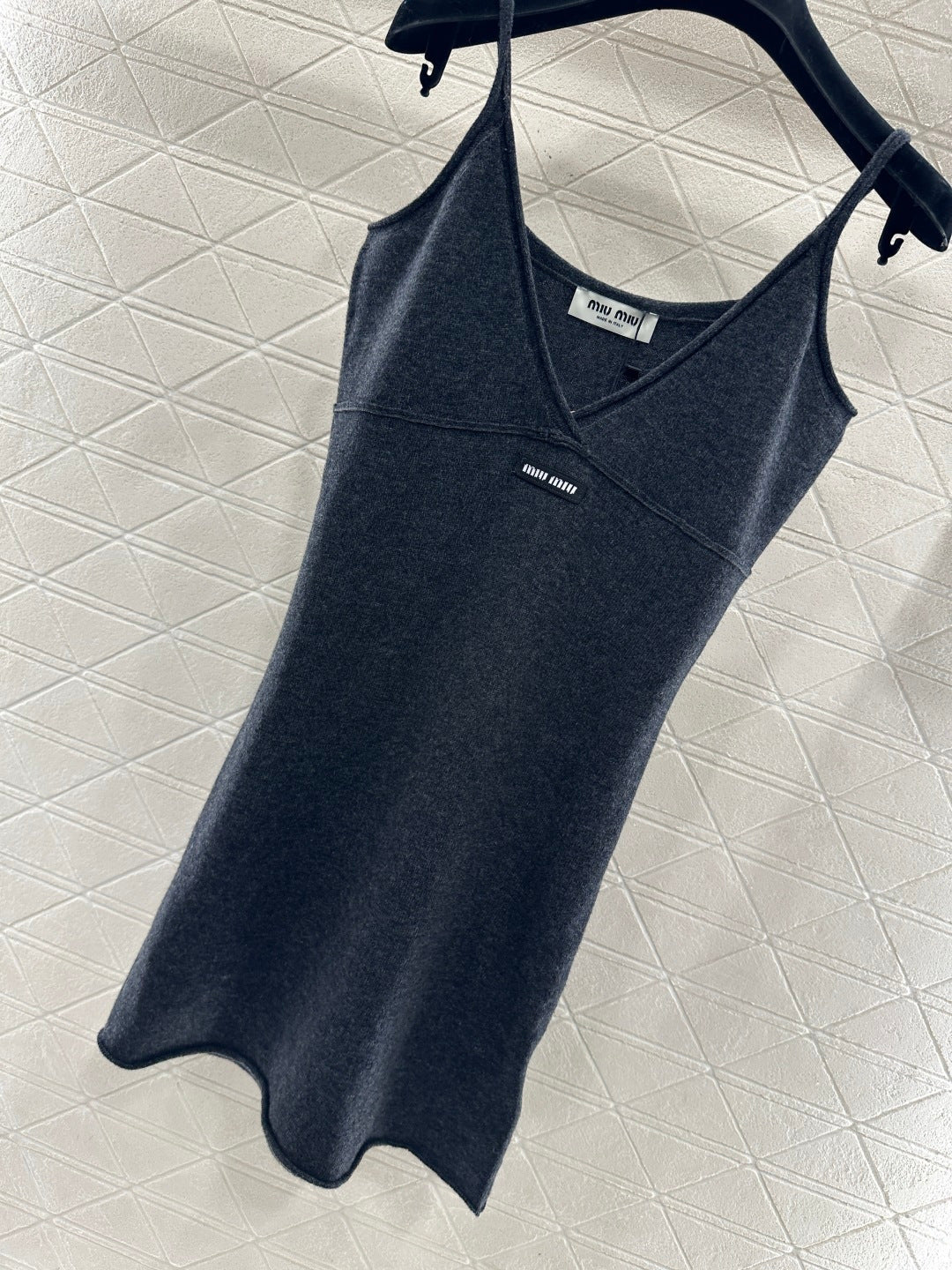 Knitted Spaghetti Strap Slip Dress