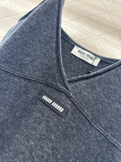 Knitted Spaghetti Strap Slip Dress