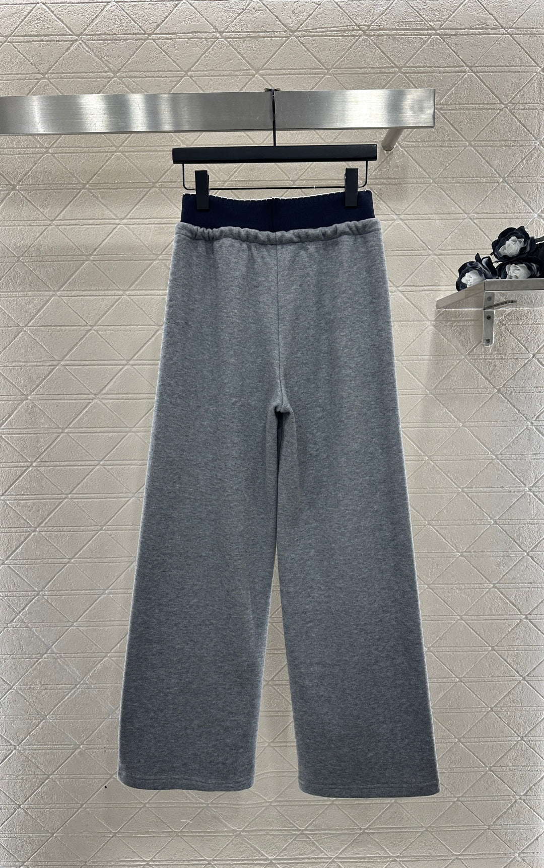 Fleece Casual Webbing Pants