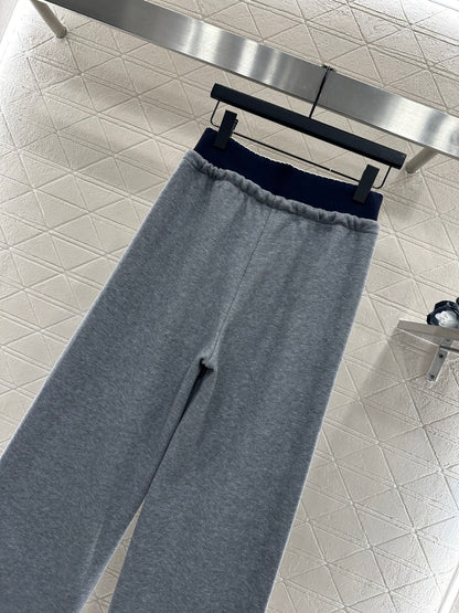 Fleece Casual Webbing Pants