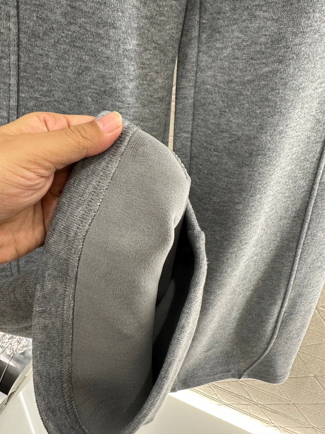 Fleece Casual Webbing Pants