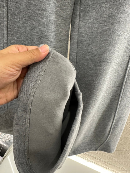 Fleece Casual Webbing Pants