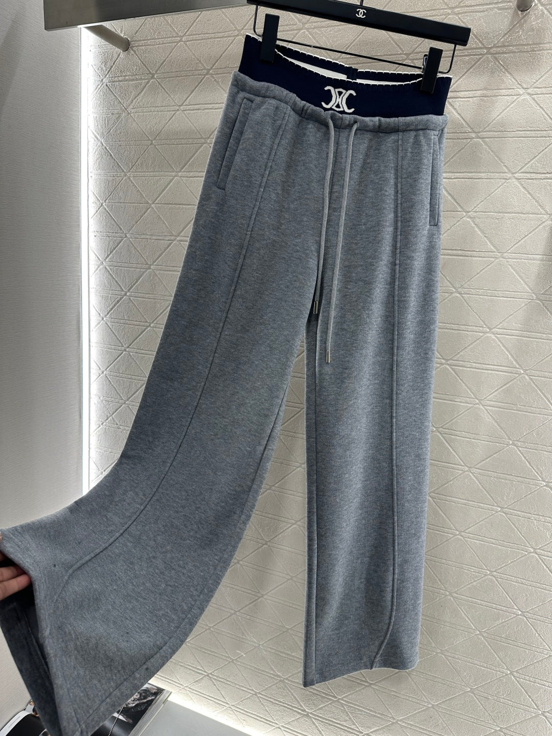 Fleece Casual Webbing Pants