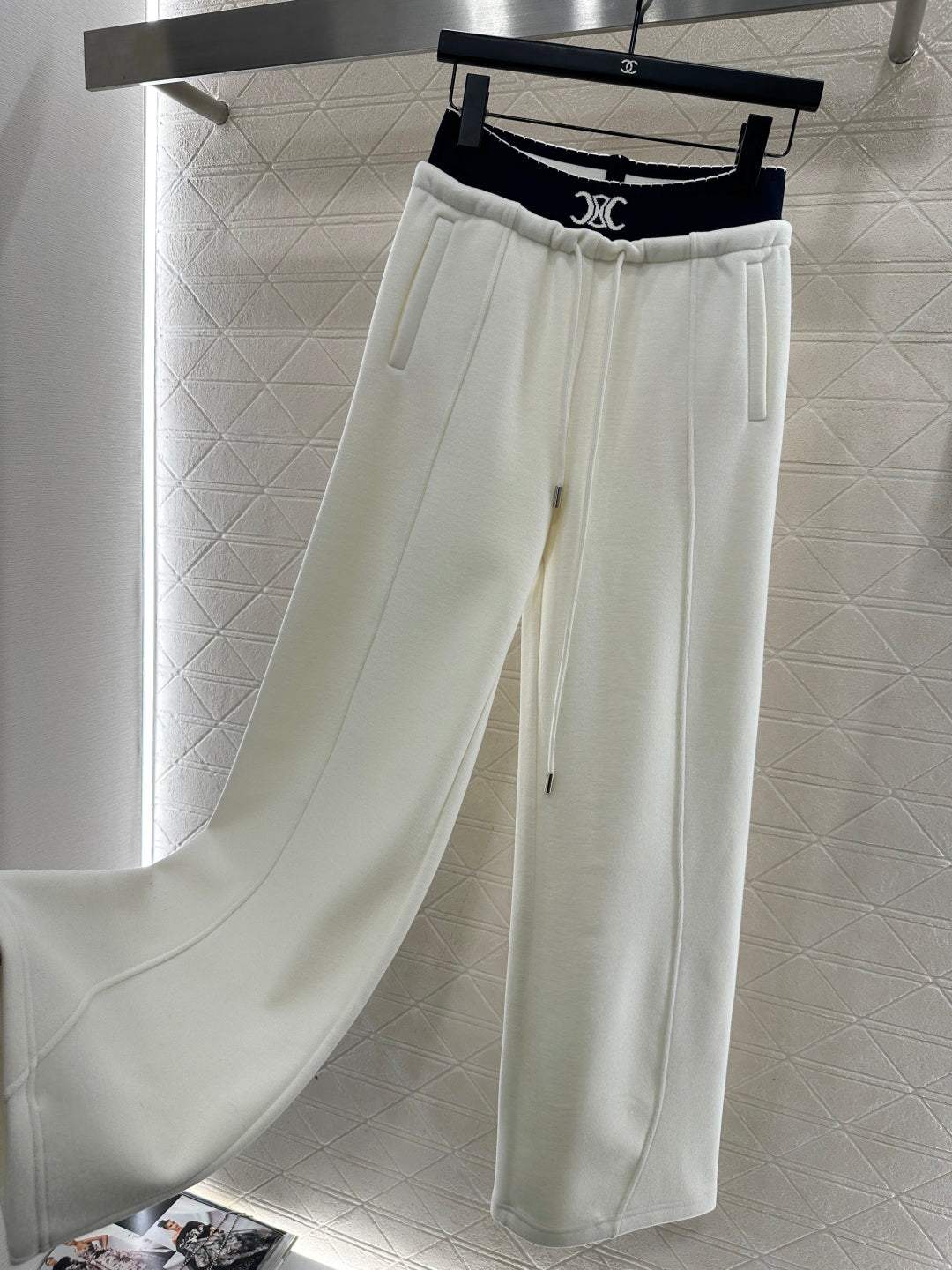 Fleece Casual Webbing Pants