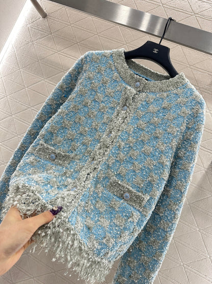 Lightweight Wool Knit Cardigan