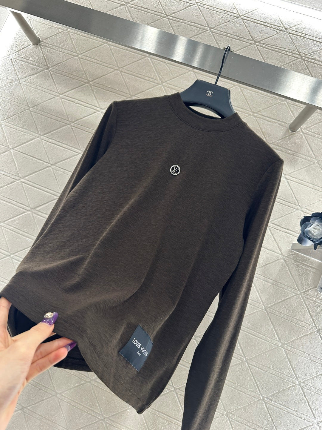 Logo Brooch Base Layer Top