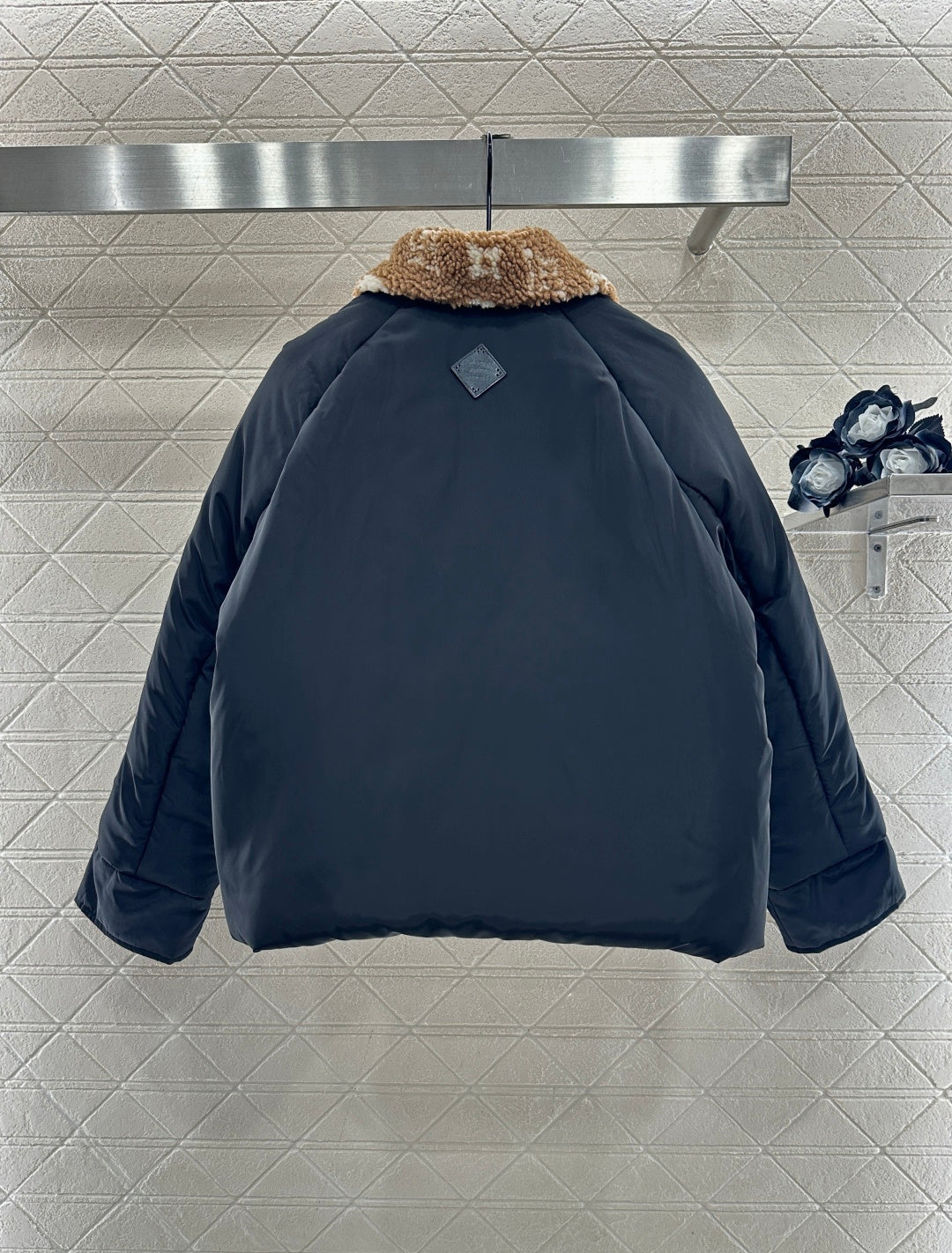 Lamb's Fur Collar Cotton Jacket