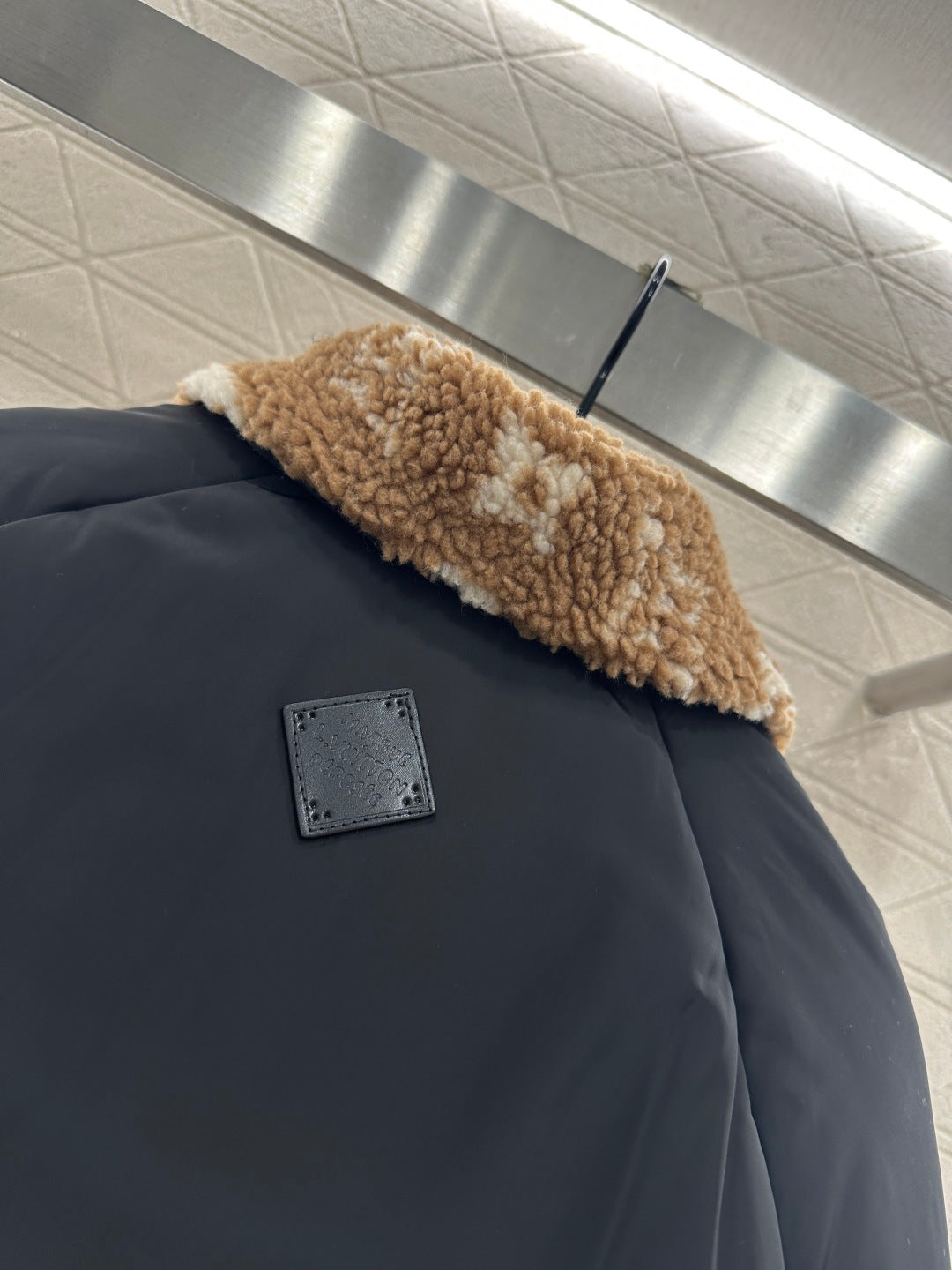 Lamb's Fur Collar Cotton Jacket