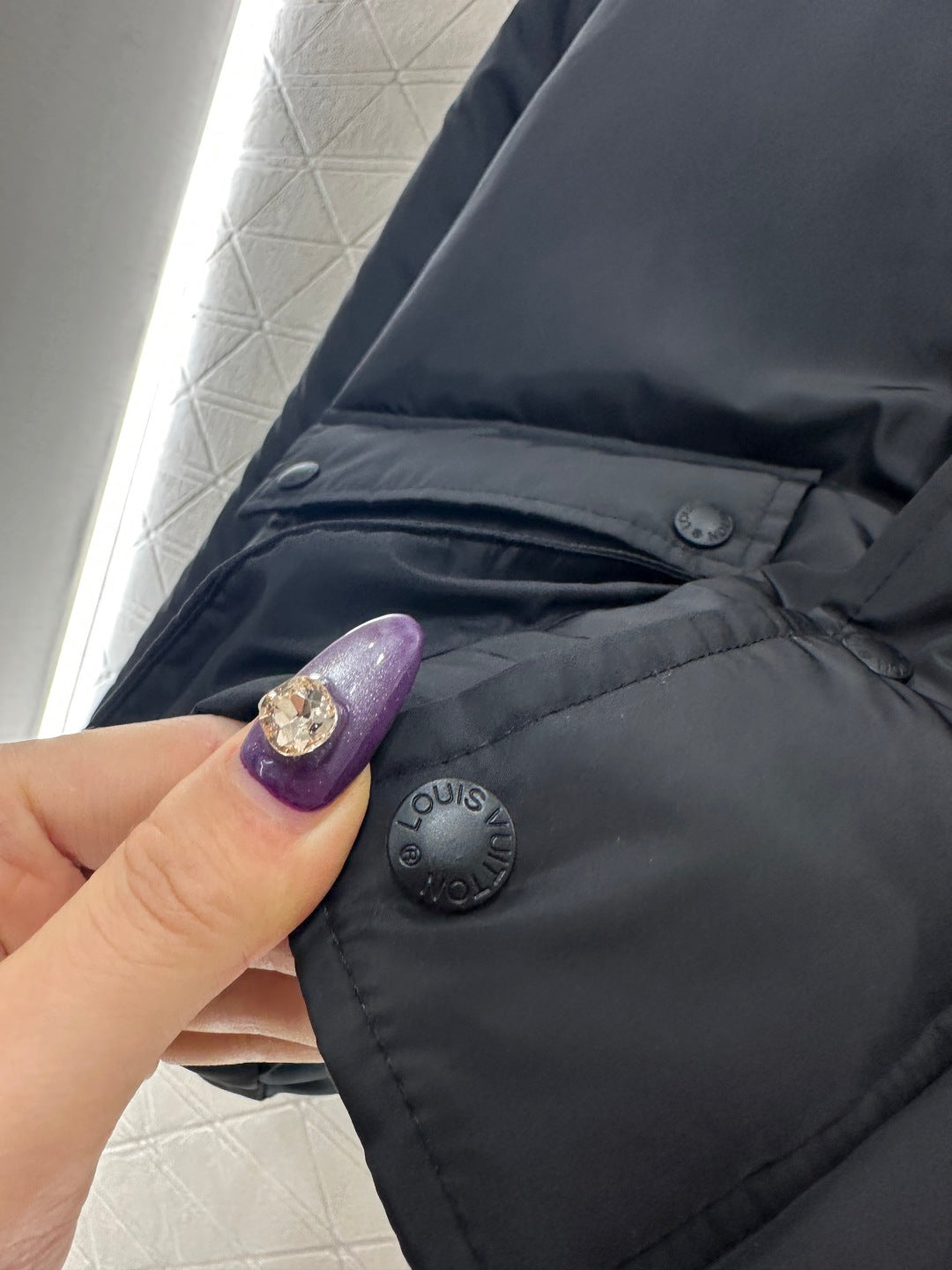 Lamb's Fur Collar Cotton Jacket