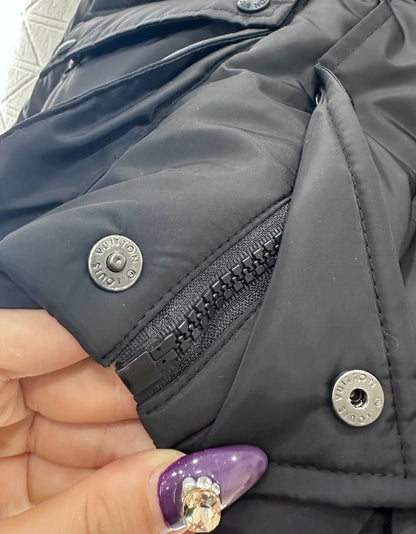 Lamb's Fur Collar Cotton Jacket