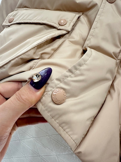 Lamb's Fur Collar Cotton Jacket