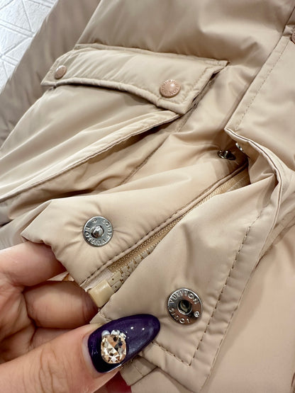 Lamb's Fur Collar Cotton Jacket