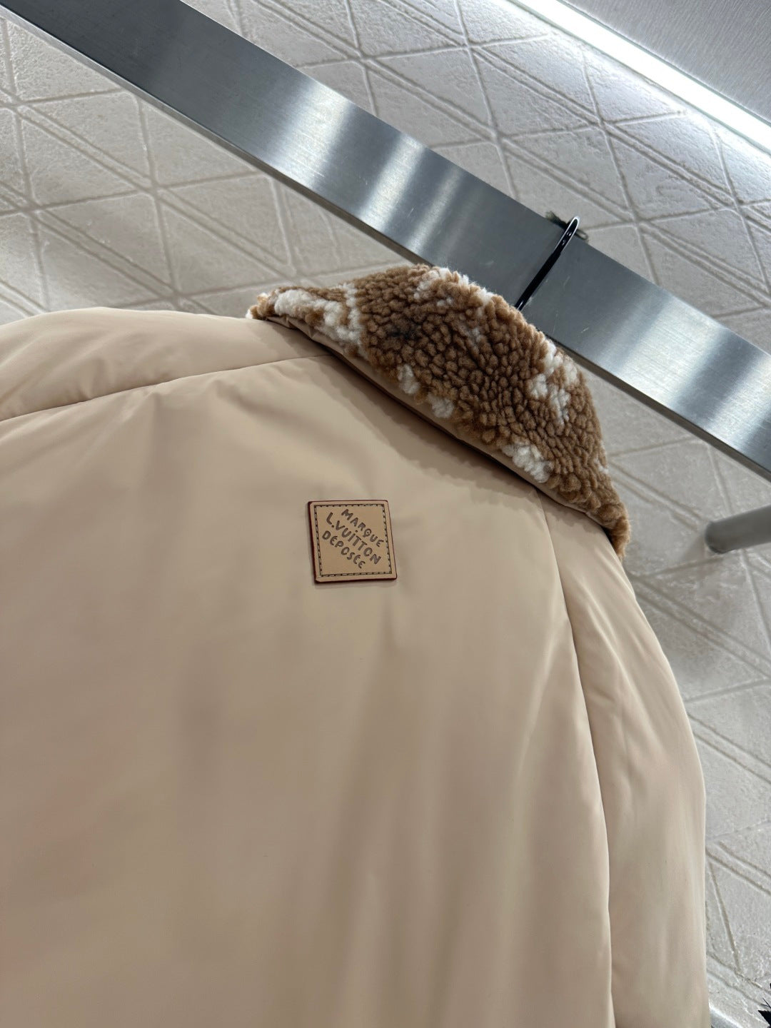 Lamb's Fur Collar Cotton Jacket