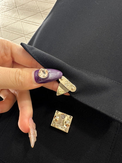 Flap-front Lock Pocket Vest Dress