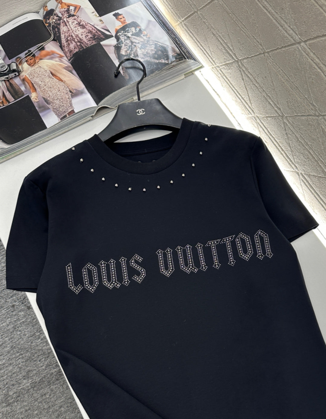 Rhinestone Studded T-Shirt