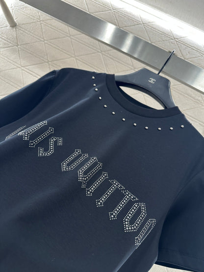 Rhinestone Studded T-Shirt