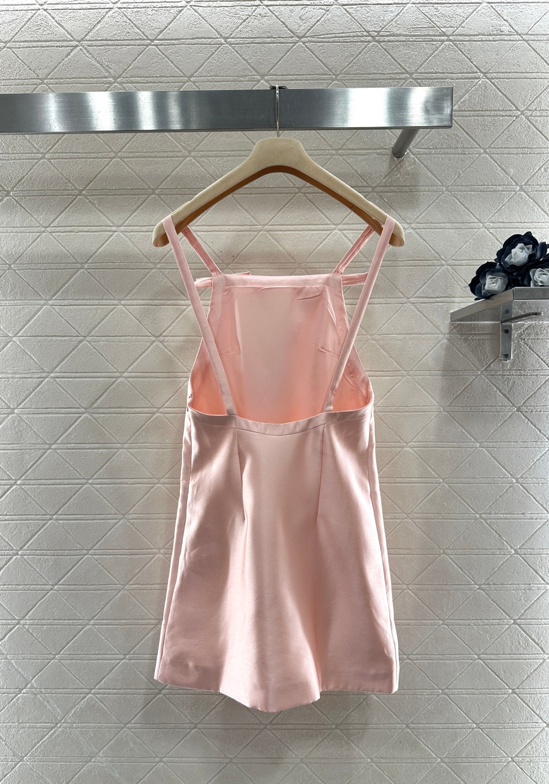 Backless Bow-Tie Slip Dress