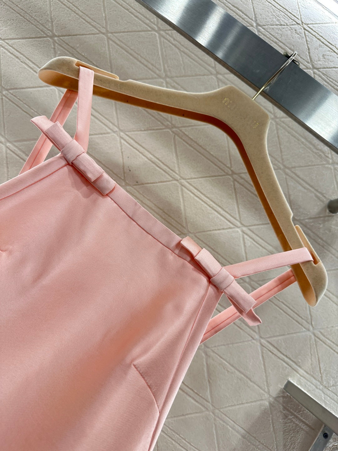 Backless Bow-Tie Slip Dress