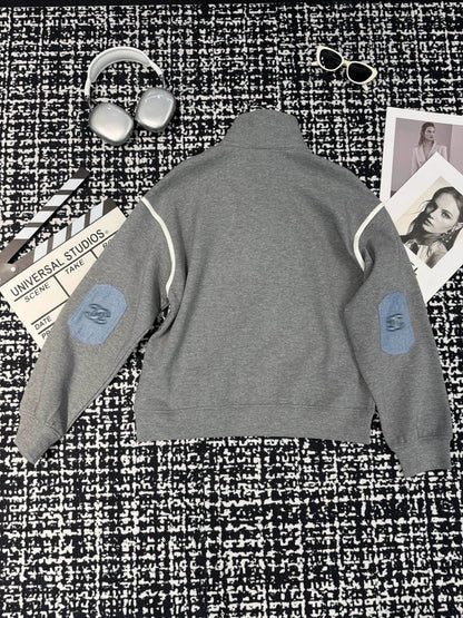 Cowboy patchwork stand collar guard