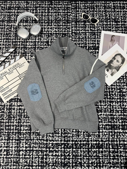 Cowboy patchwork stand collar guard