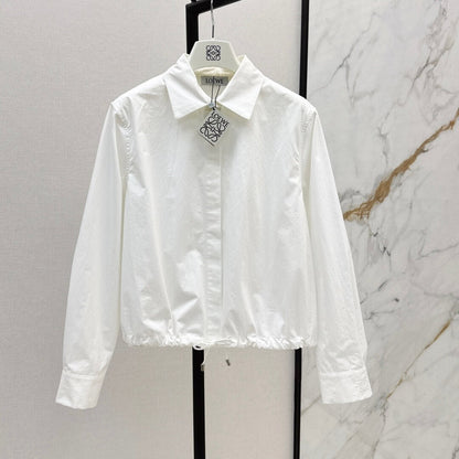 Adjustable-Waist Shirt & Faux Layered Skirt Set