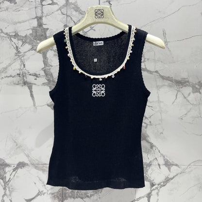 Slim-Fit Colorblock Sleeveless Shell Top