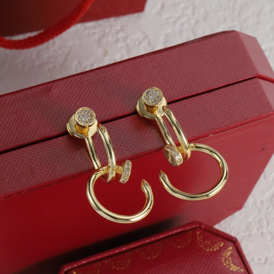 Classic Curved Nail Earrings