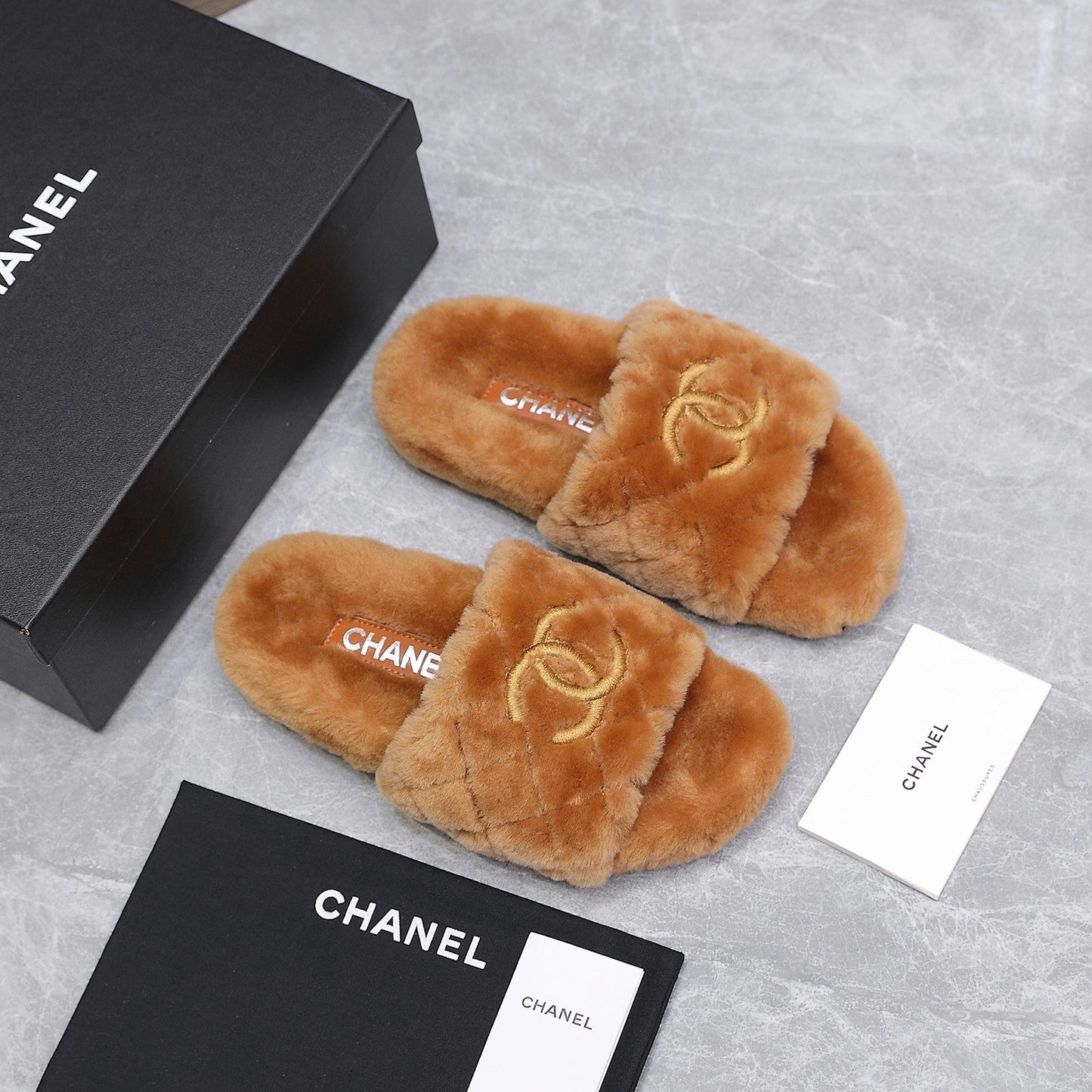 25fw Lambswool slippers