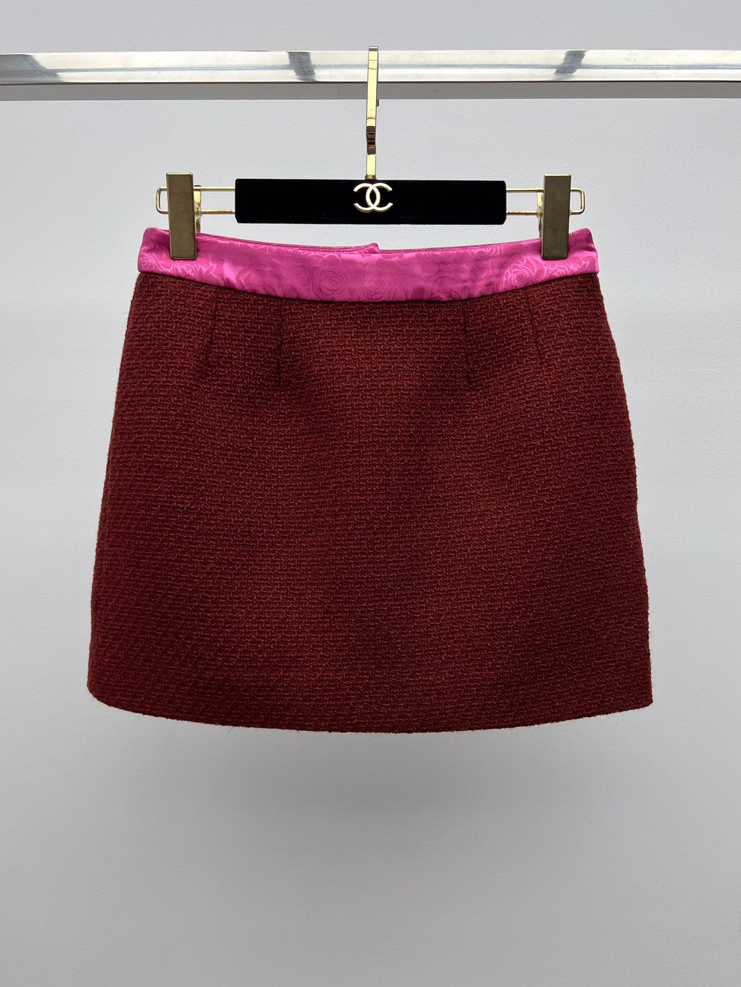 Retro Caramel Tweed Vest + Skirt Set (Advanced Hand-Spun Series)