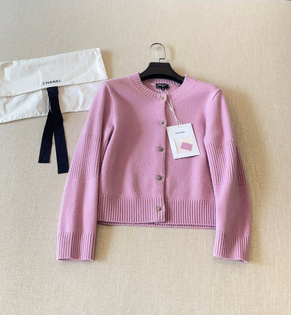 Cashmere Button Cardigan