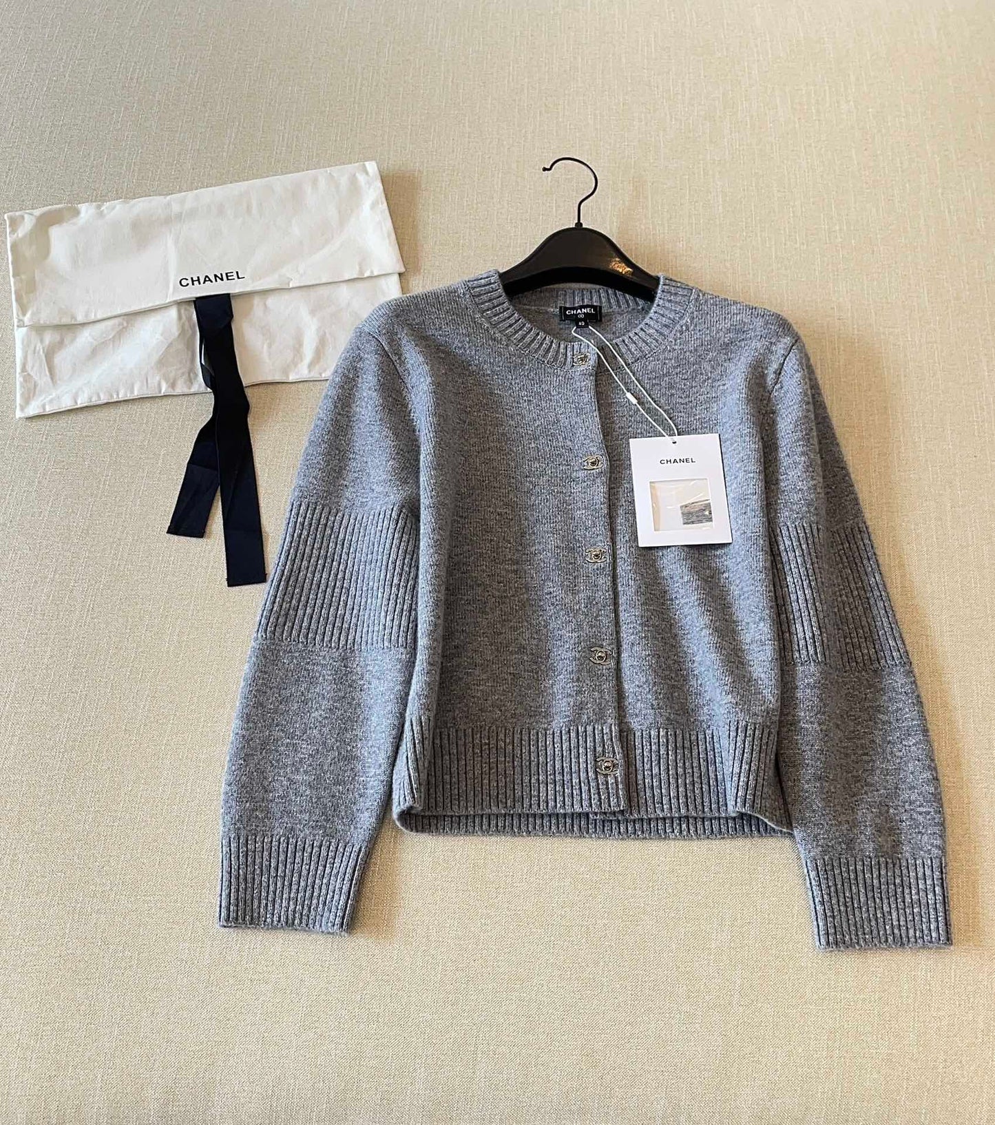 Cashmere Button Cardigan