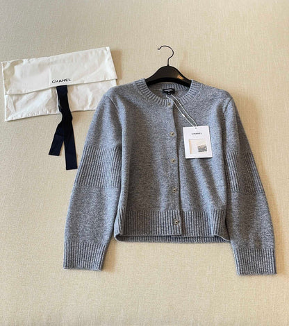 Cashmere Button Cardigan