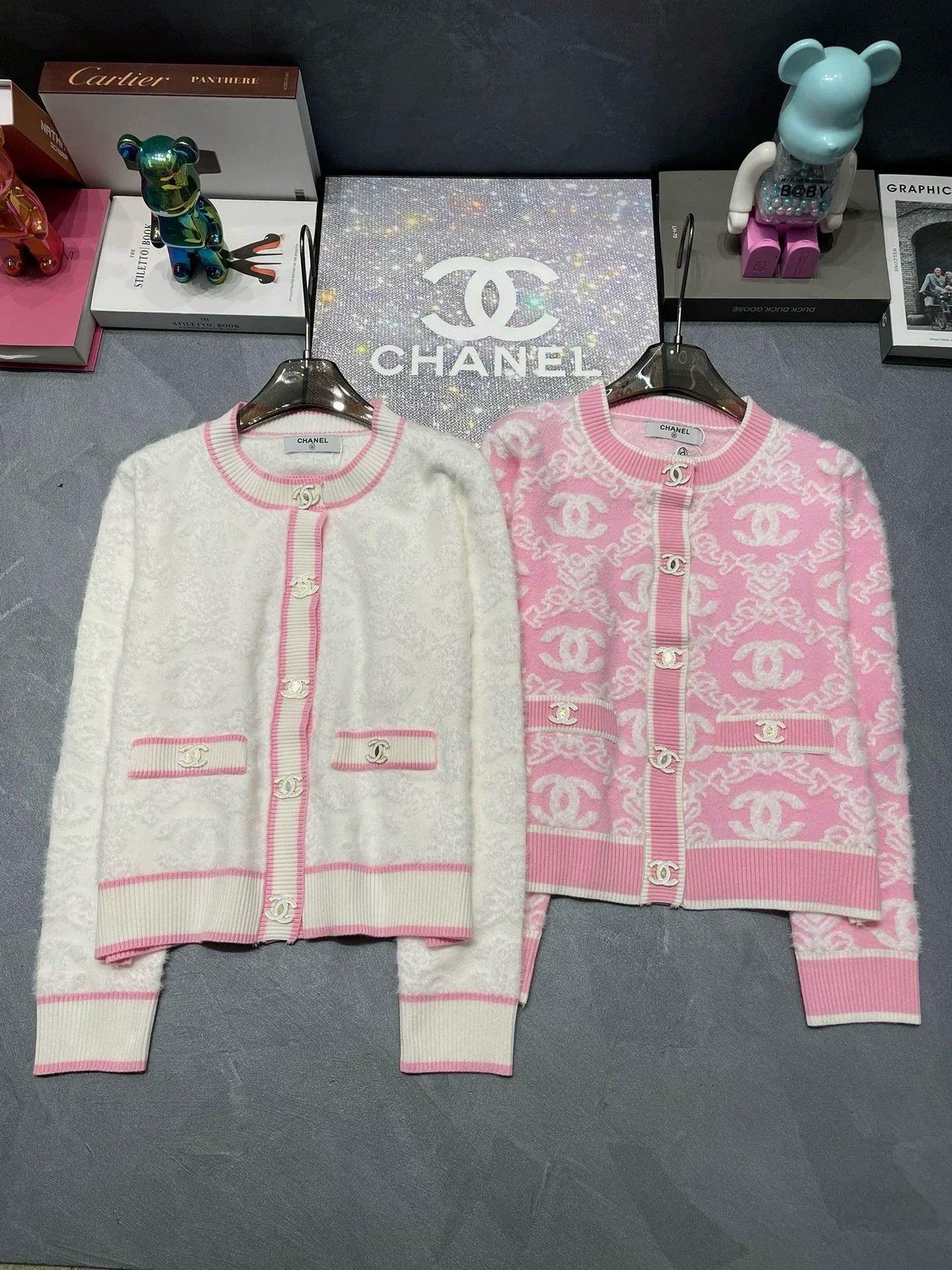 New autumn style three-dimensional jacquard temperament cardigan