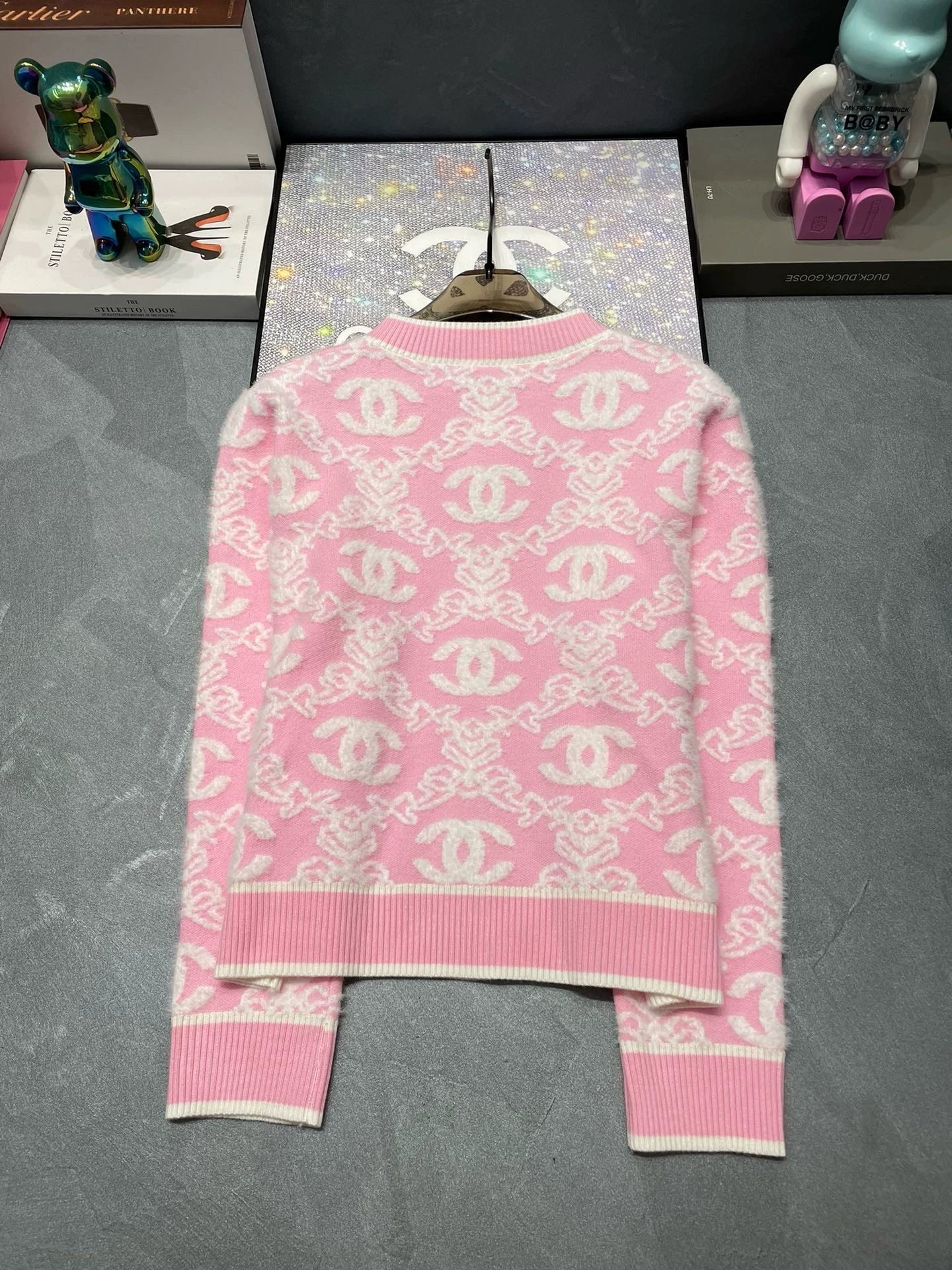 New autumn style three-dimensional jacquard temperament cardigan