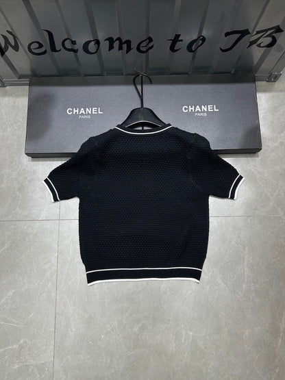 New  flocked short sleeves