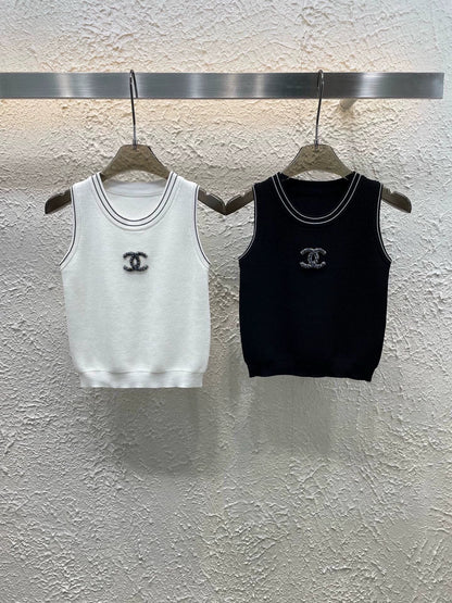 25 New Round Neck Beaded Vest