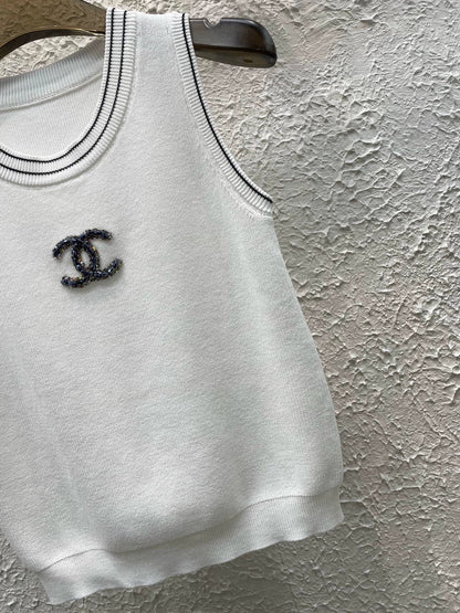 25 New Round Neck Beaded Vest