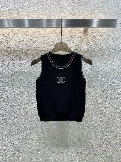 25 New Round Neck Beaded Vest