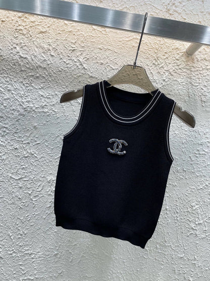 25 New Round Neck Beaded Vest