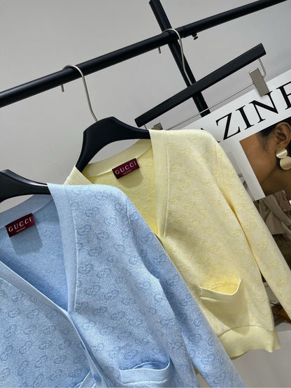 25ss Spring and Summer GU Gentle Knitted Cardigan