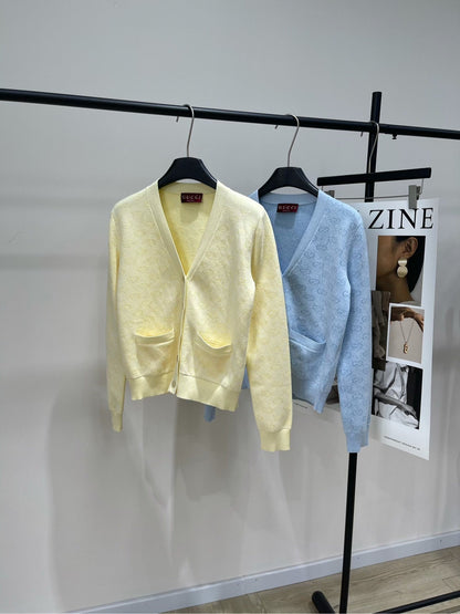 25ss Spring and Summer GU Gentle Knitted Cardigan
