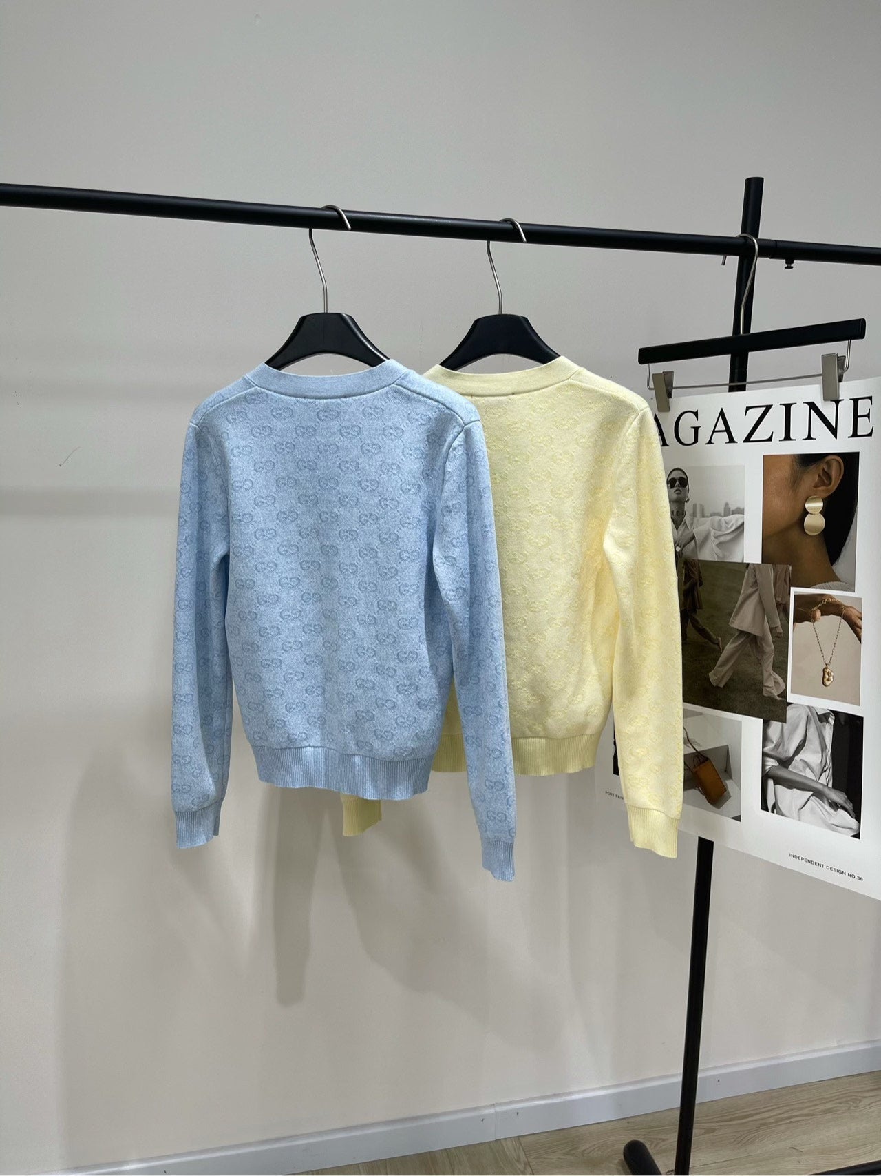 25ss Spring and Summer GU Gentle Knitted Cardigan